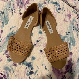 Steve Madden Tess Leather Sandals in Tan